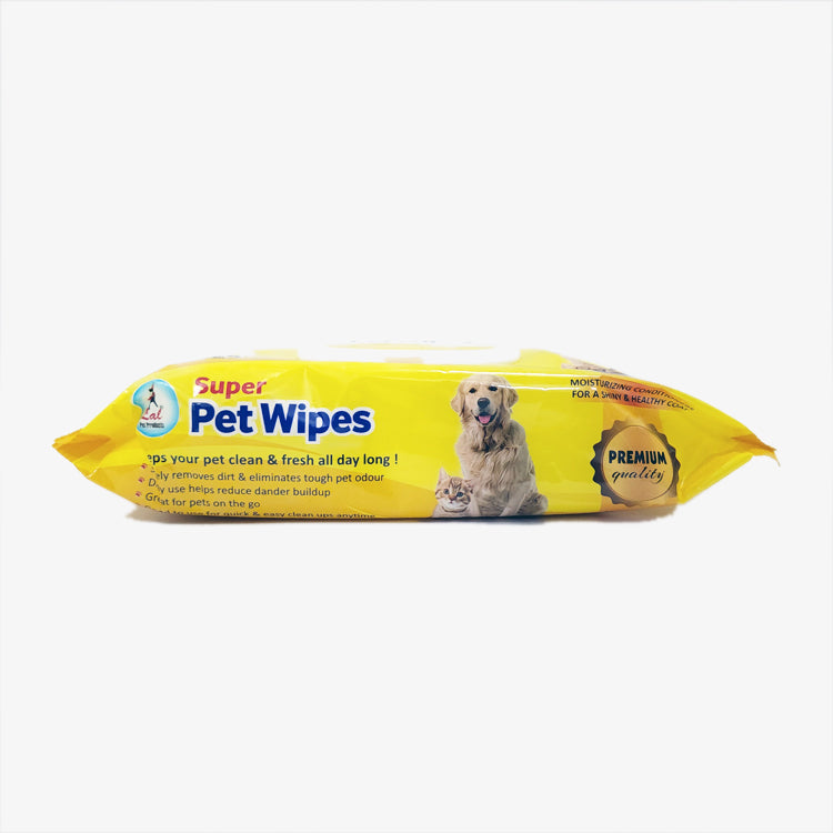 IndiHoPShop Anti-Bacterial Wet Pet Wipes for Dogs, Puppies & Pets