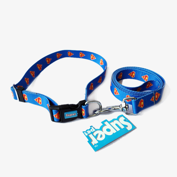 Graphic Collar and Leash Combo - SuperPup