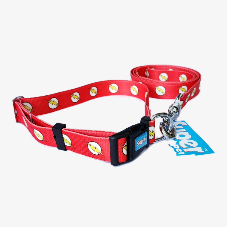 FLASH Graphic Collar and Leash Combo
