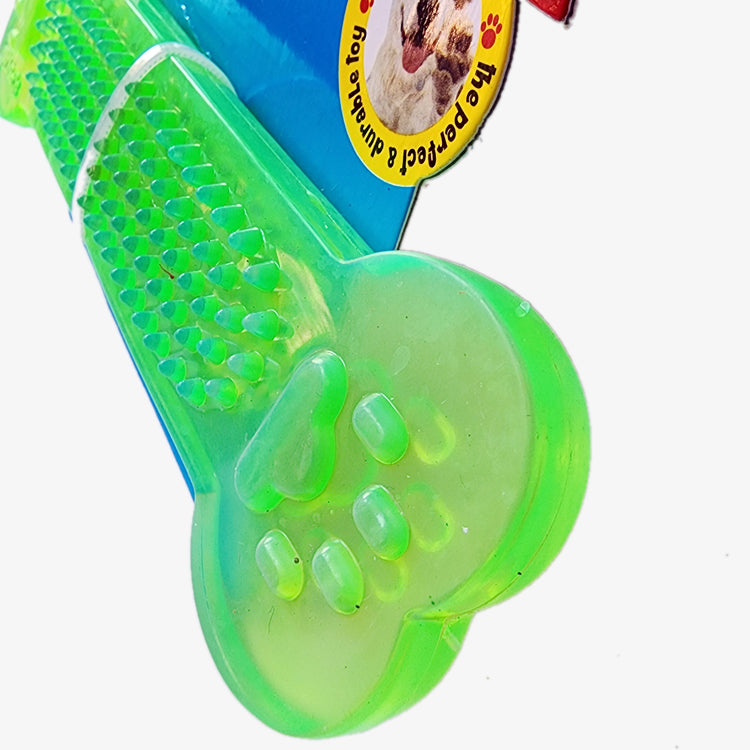 Rubber Dog Chew Fun Bone Teething Toy