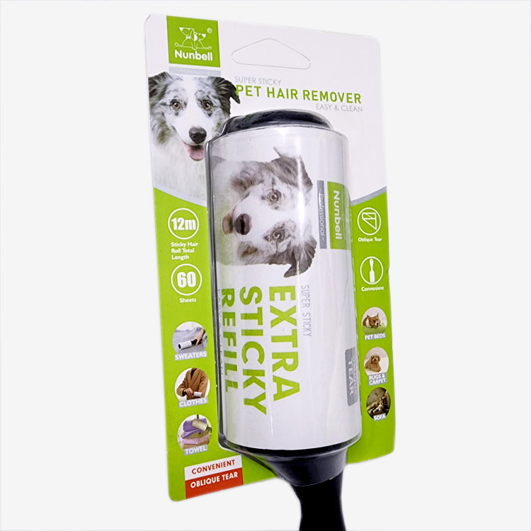 Nunbell Lint Remover for Pet Hair, Fur, Clothes, Bed Sheets (60 sheets)