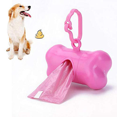 Bone Shaped Waste Poop Clean Bags with Bag Dispenser Box