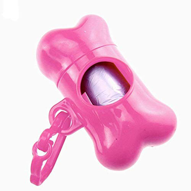 Bone Shaped Waste Poop Clean Bags with Bag Dispenser Box