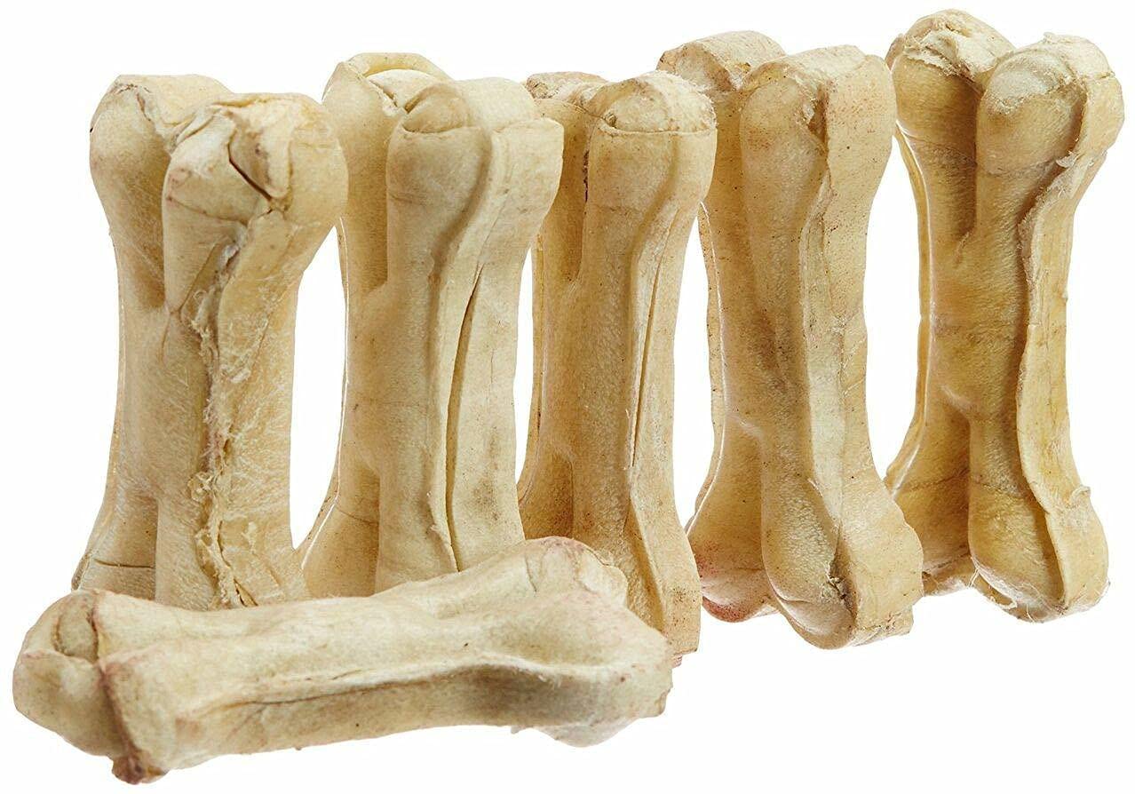 Pressed Dog Bone (3-inch x 6 Pieces) - 250 Gm freeshipping - Indihopshop