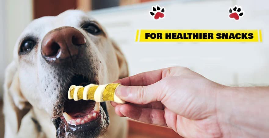 Dog CHICKEN Spiral Chew Sticks Munchy Stick Dogs Snacks/Treats