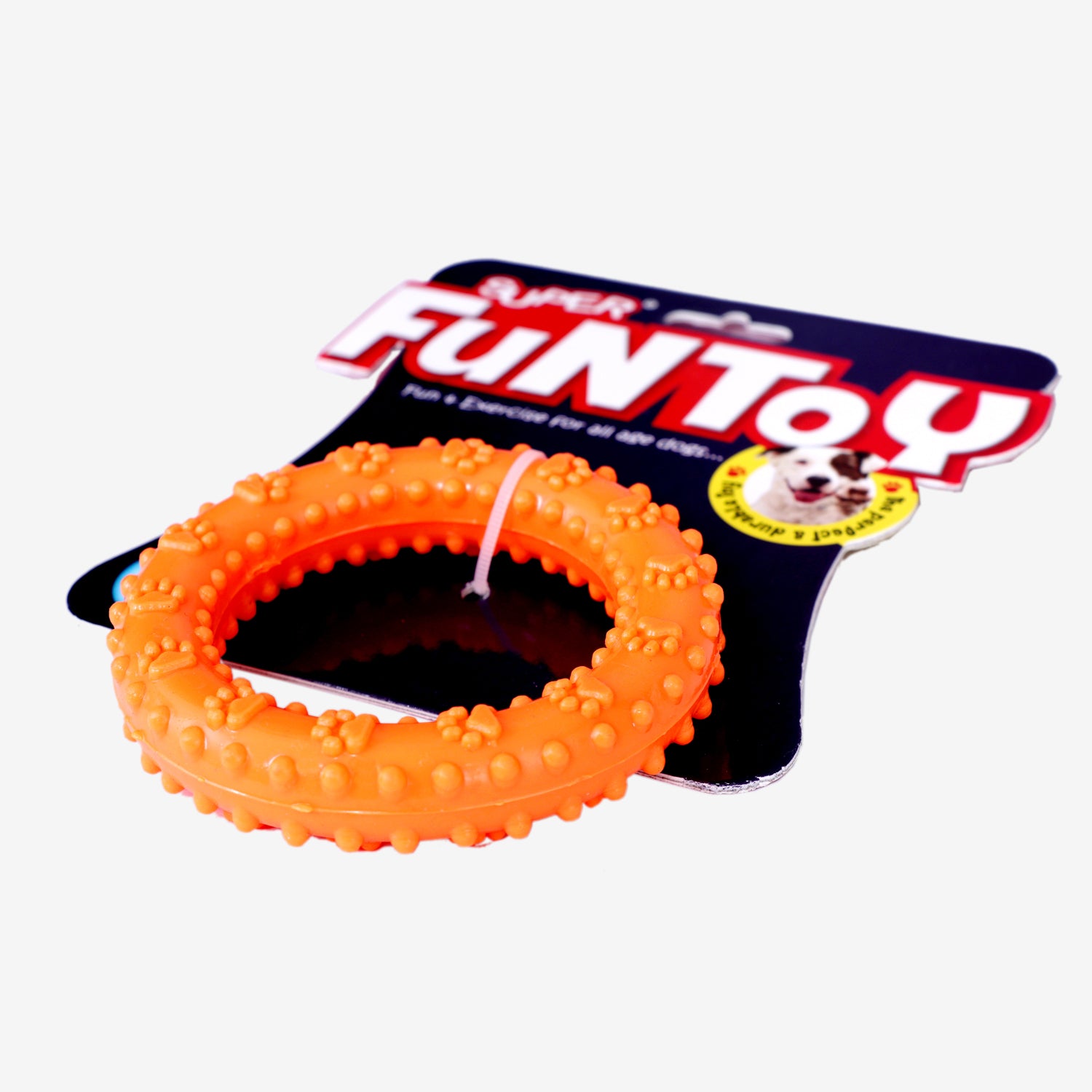 IndiHopShop Rubber Round Ring Chew Toy for Dogs, Puppy Teething Toy freeshipping - Indihopshop