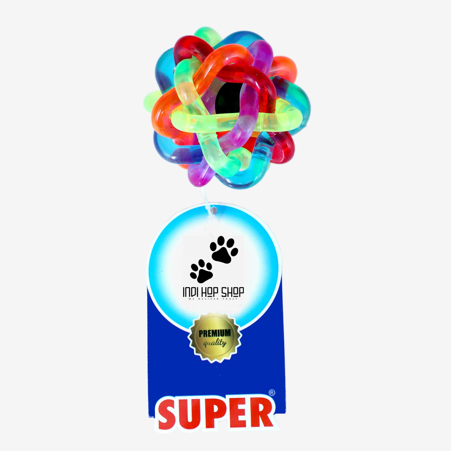 IndiHopShop Dog/Cat Chew Bouncy Rubber Toy with Jingle Bell Inside freeshipping - Indihopshop