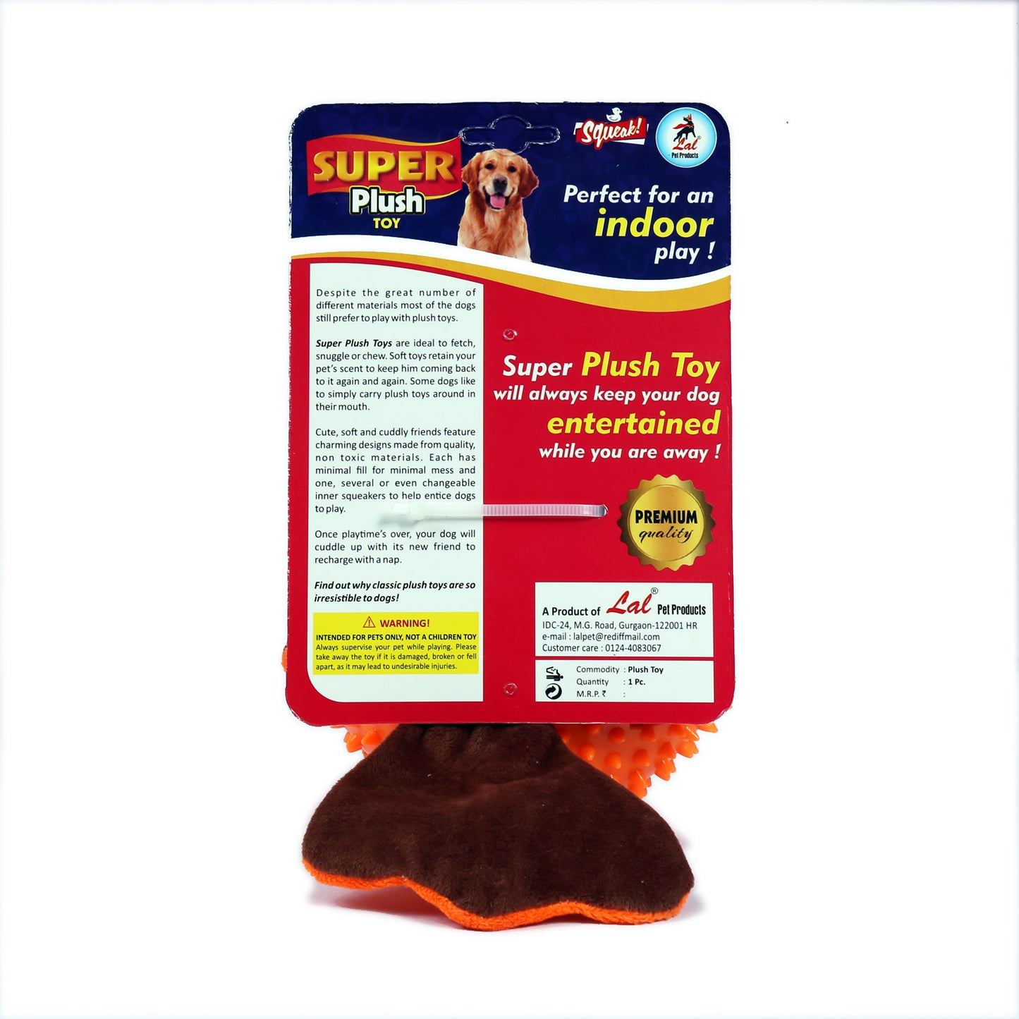IndiHopSHop DUCK Squeak Stuffed Soft Toy