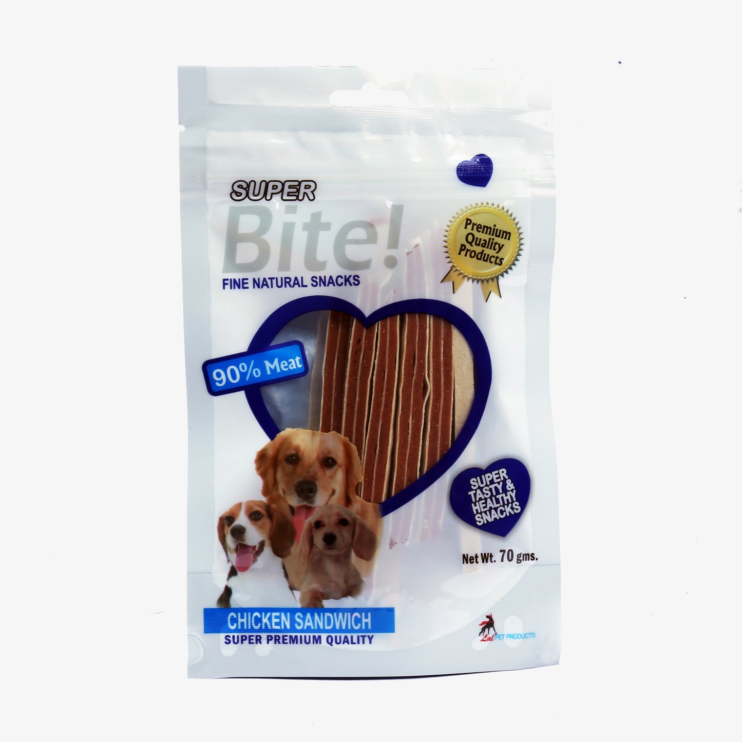 Super Bite Chicken Sandwich Dog Treat - 70 gms