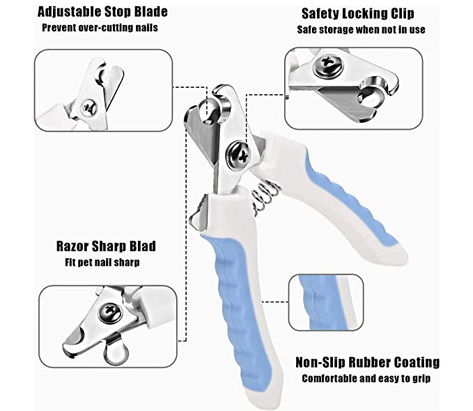 Nail Cutter/Clipper with Filer for Dogs & Cats