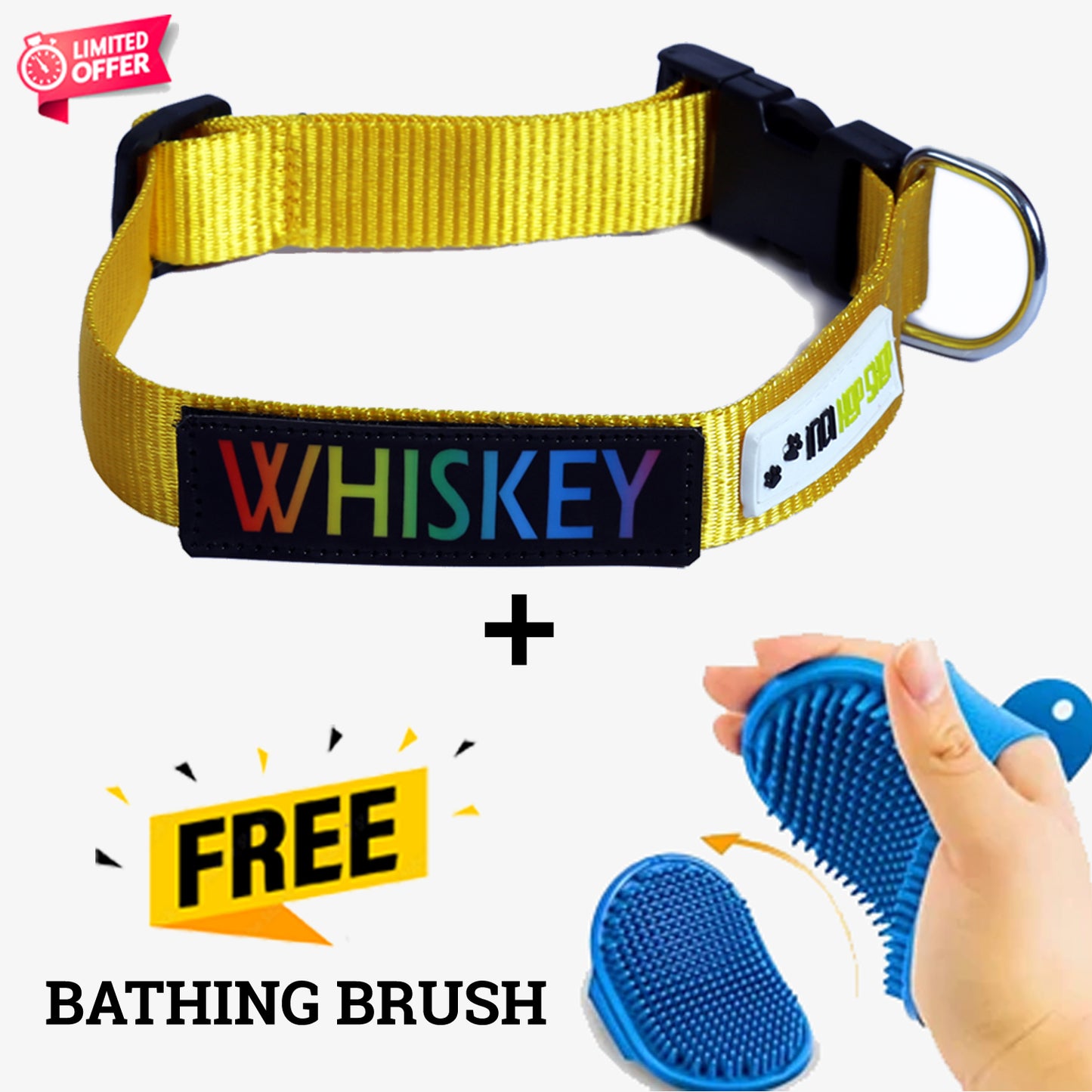 IndiHopShop Personalized Dog Collar