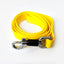 Super Silicon Collar & Leash Set - Yellow - Large