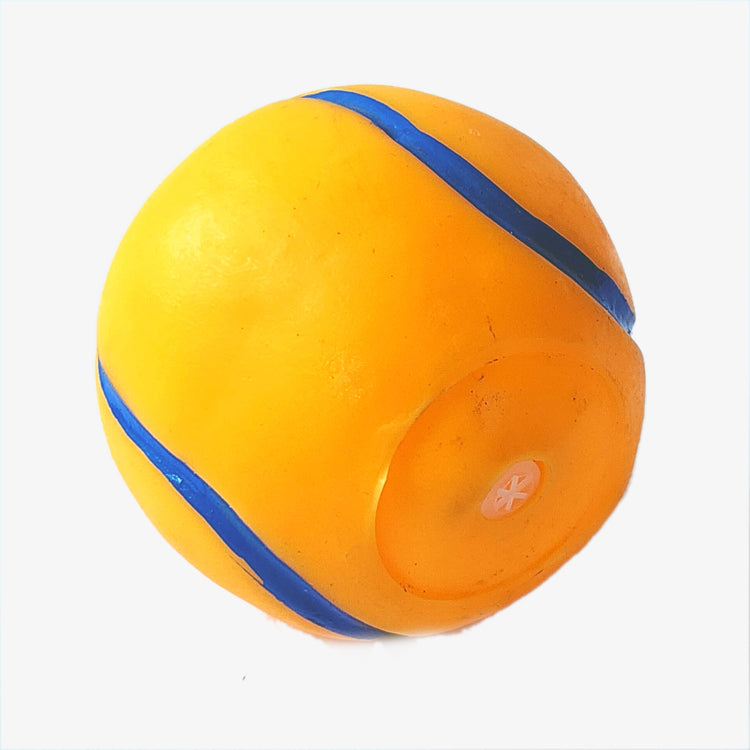 Ball Shape Dog Chew Rubber Toy with Squeaky Sound