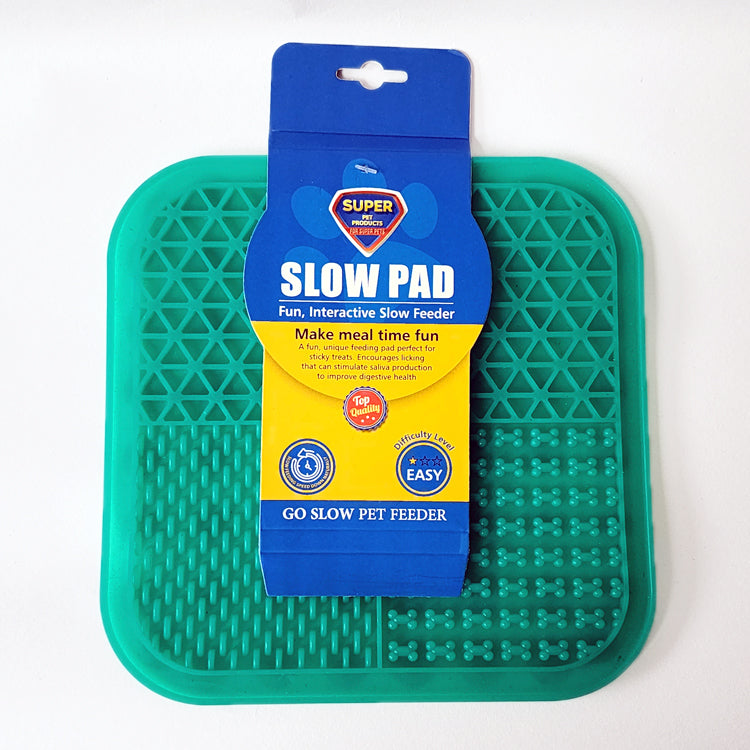 Slow Feeding Silicon Lick Mat for Dogs Cat- Food-Grade Silicone