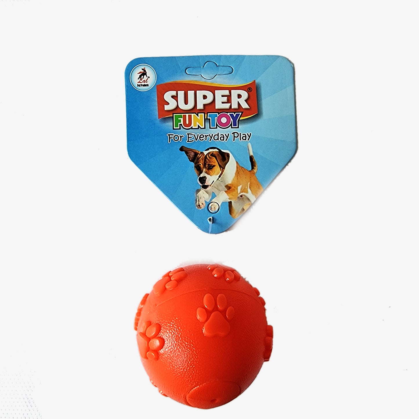 Super Pet Rubber PAW Ball Toy