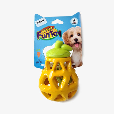 Super Pet Treat Dispensing Pear Dog Toy