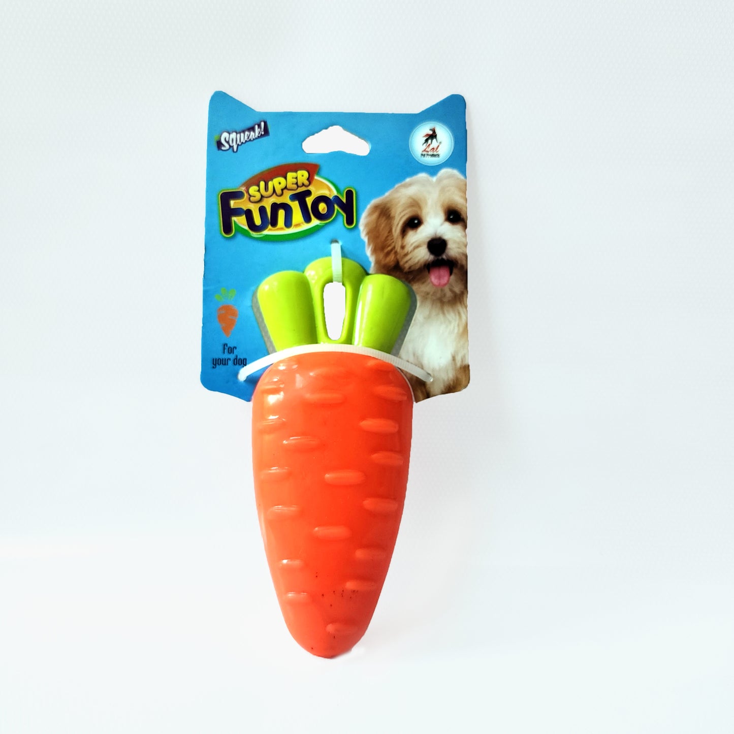 Super Pet Treat Dispensing Carrot Dog Toy