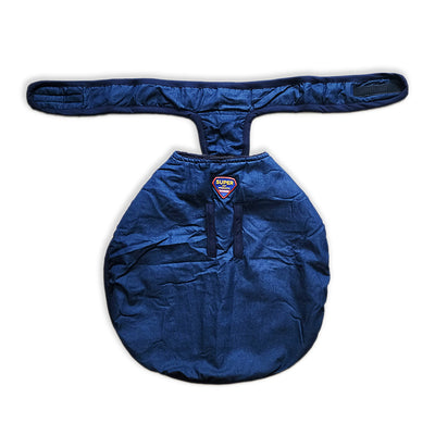 SUPER PET Warm Dog Jacket - BLUE MICRO DENIM