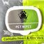 PET WIPES with Neem & Aloe Vera for Dogs, Puppies & Pets