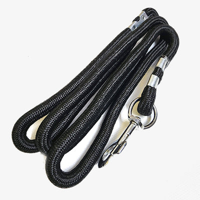 BLACK Dog Rope with High Quality Threading 5 FEET