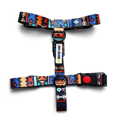 IndiHopShop Printed H-Harness For Dogs