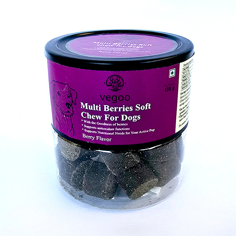 Vegoo Multi Berries Soft Chew for Dogs (120 gms)