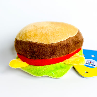 Burger Plush Toy for Dogs