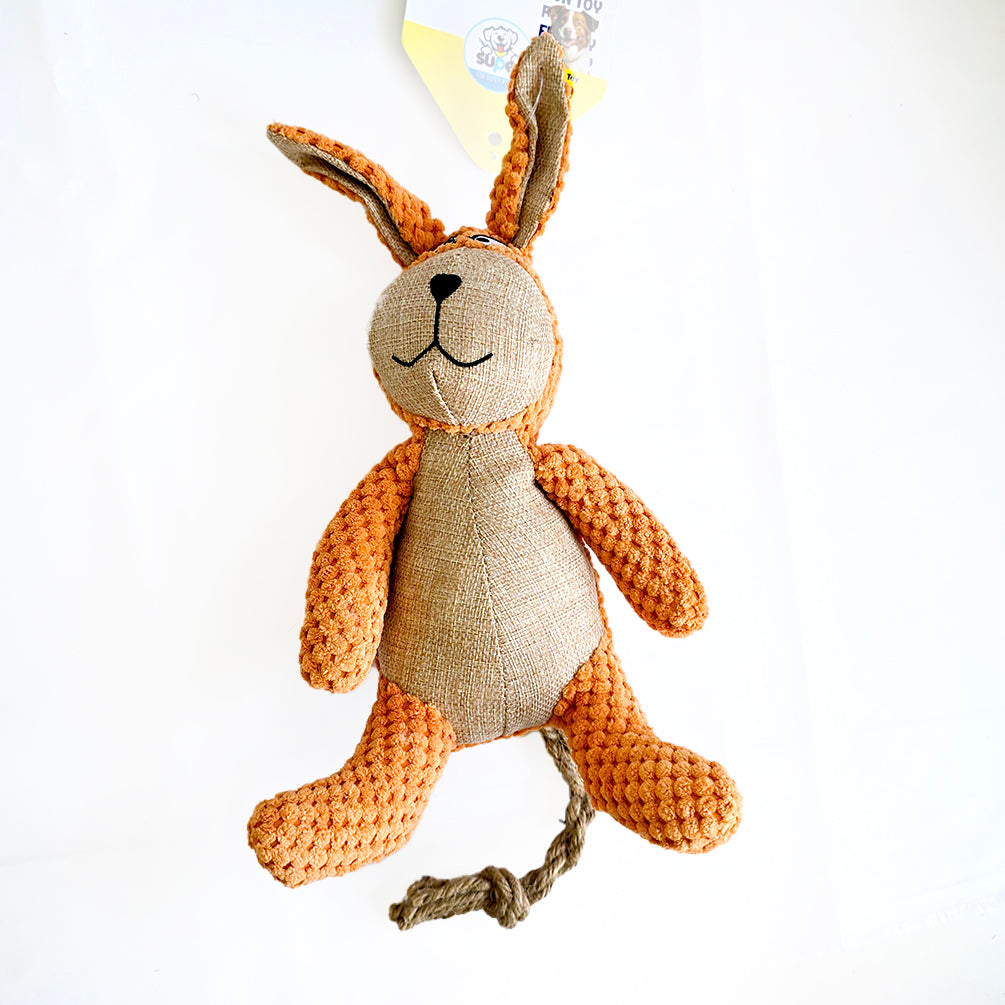 Rabbit Plush Toy for Dogs and Cats