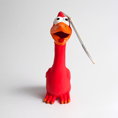 Latex Duck Rubber Squeaker Chew Toy
