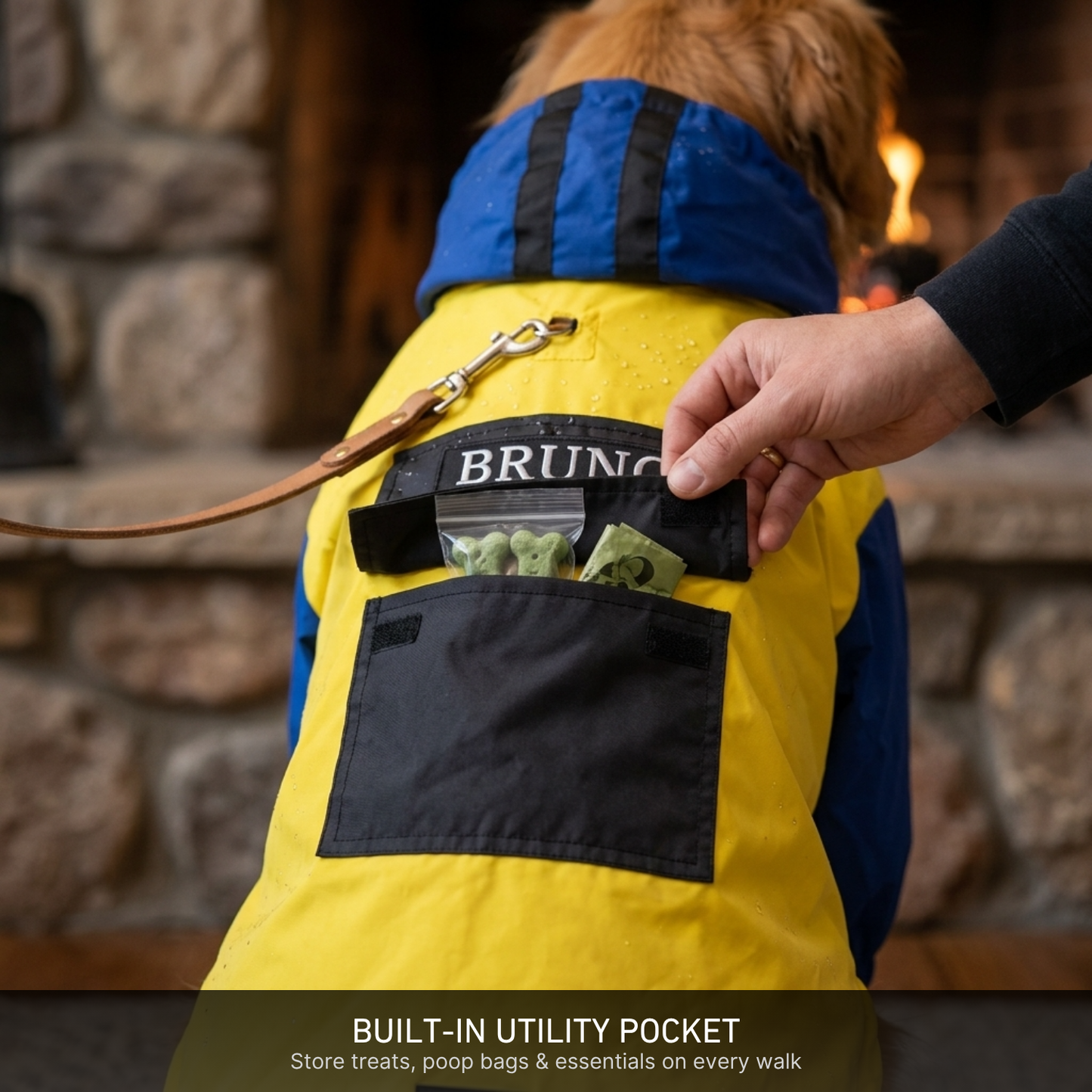 Personalized Dog Raincoat Jacket