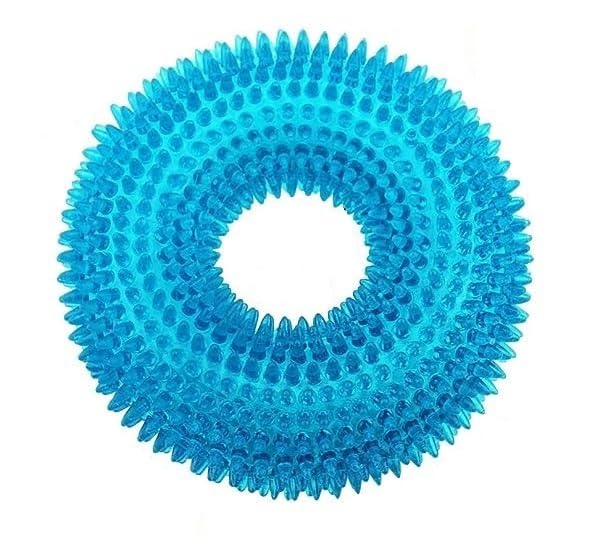 TPR Rubber Spike RING Chew Toy for Dogs and Puppies