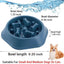Slow Feeder Dog Bowl | No Choking | No Gulping | Promotes Digestion - Assorted Colors