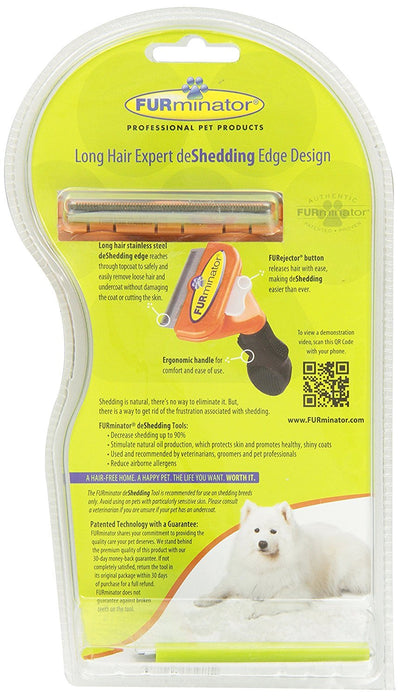 Furminator Undercoat Deshedding Tool for Pets - LONG HAIR