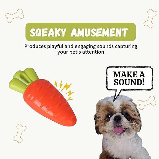 Super Pet Treat Dispensing Carrot Dog Toy