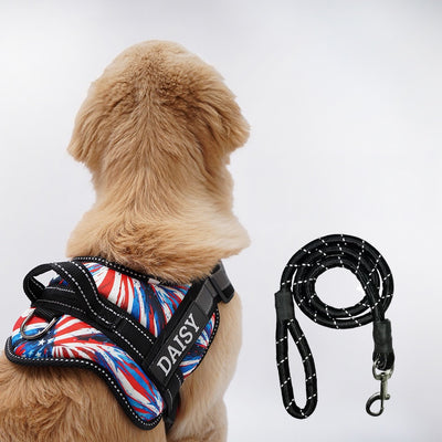 Personalized Dog Harness - AMERICAN DREAM