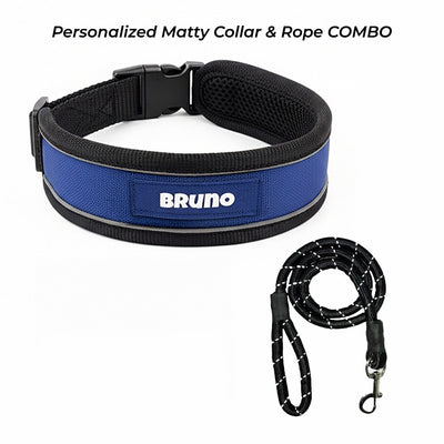 Personalized Matty Collar - BLUE