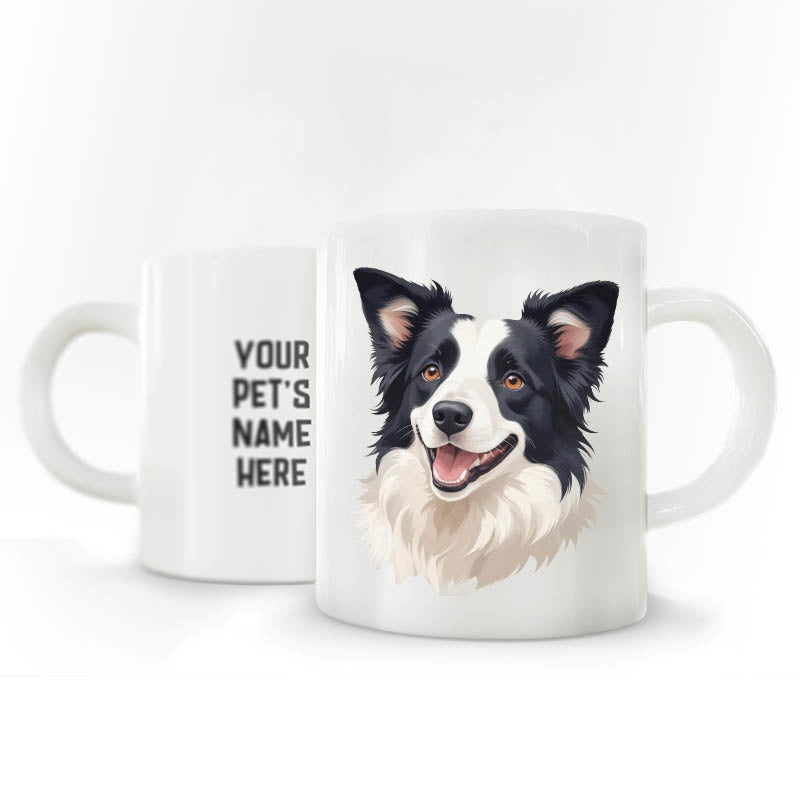 Personalized Pet Breed Coffee MUG - Graphical with Name