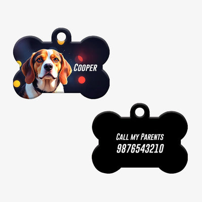 Personalized Pet ID Tag - Beagle
