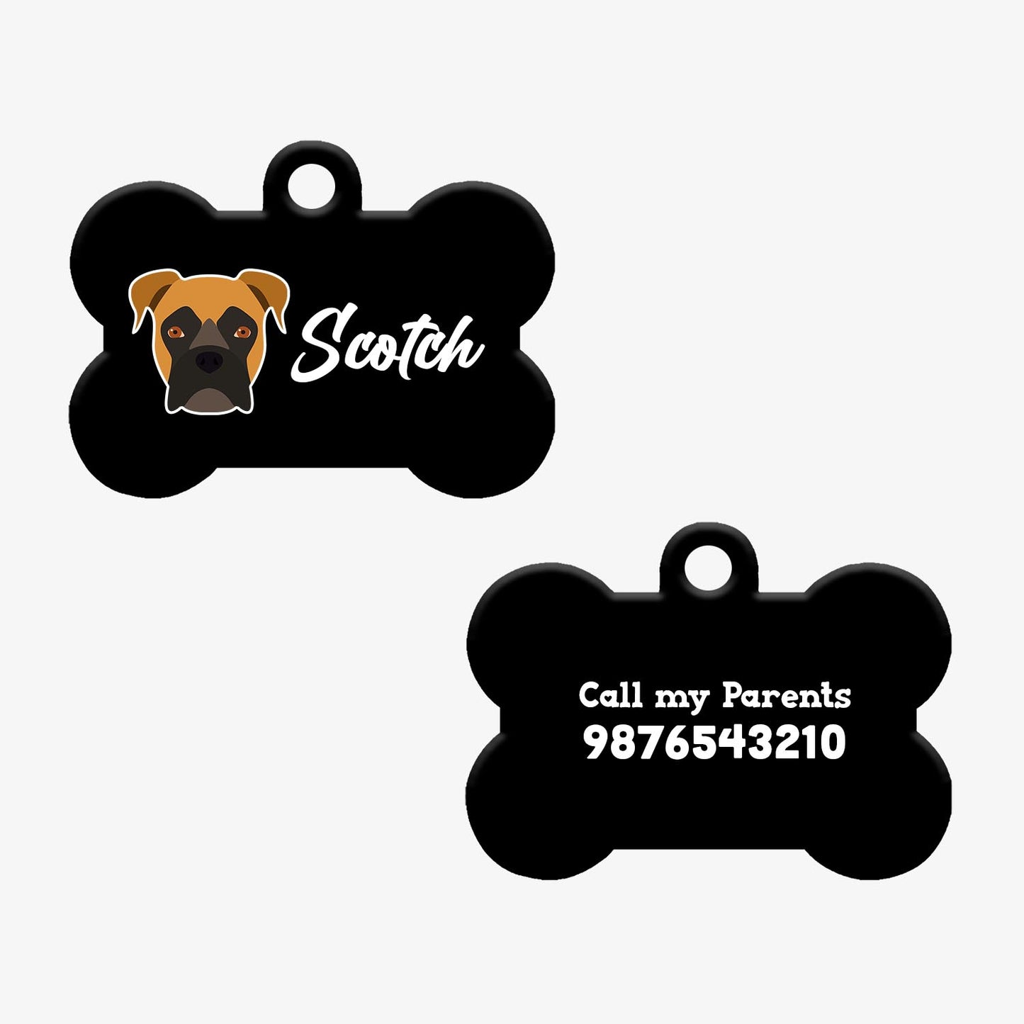 Personalized Pet ID Tag - Boxer