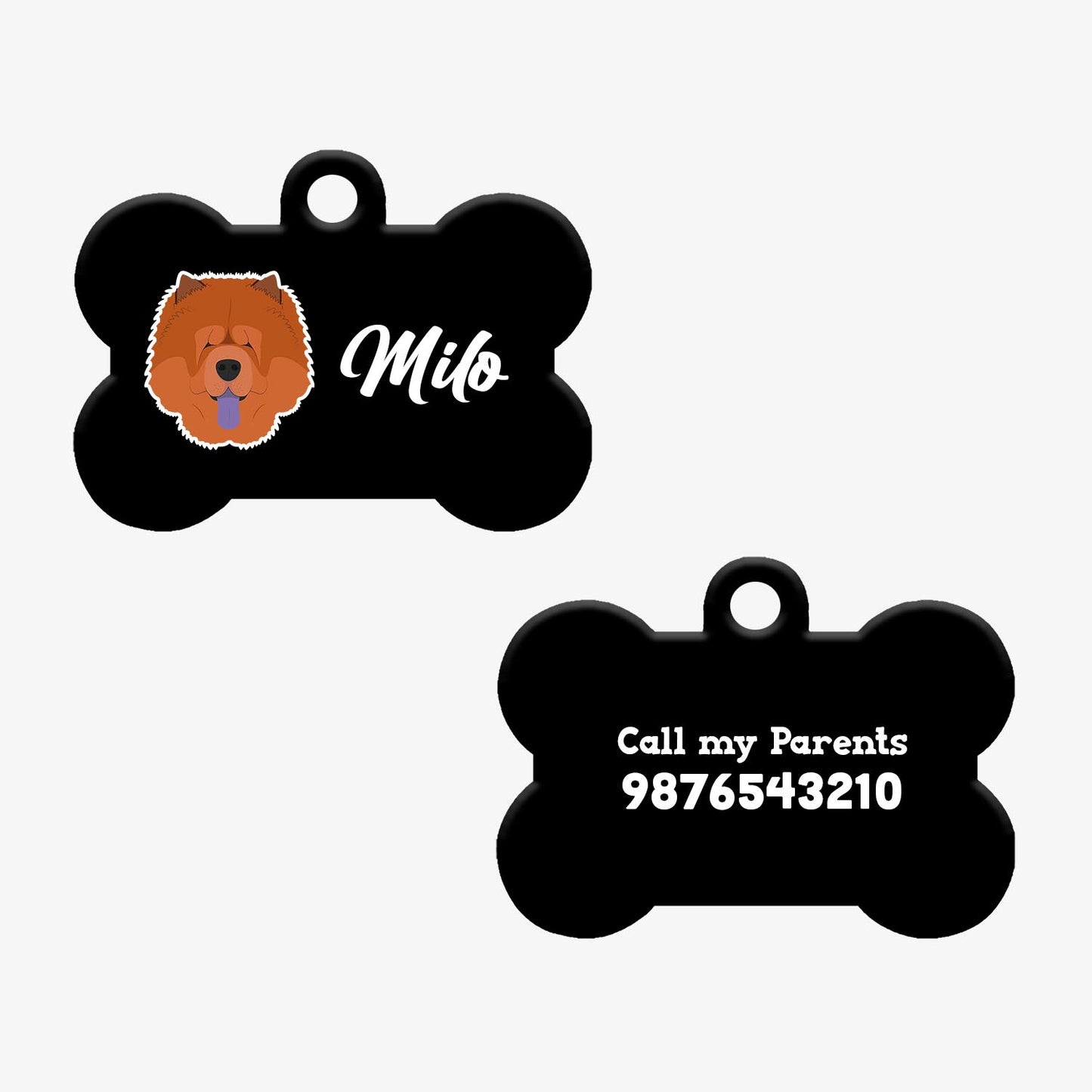 Personalized Pet ID Tag - Chow Chow