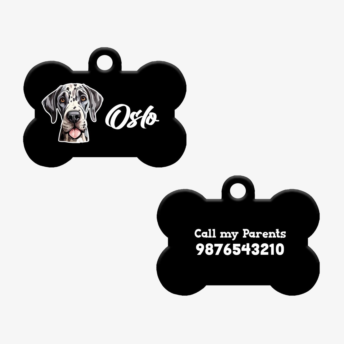 Personalized Pet ID Tag - Great Dane