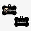 Personalized Pet ID Tag - Pug