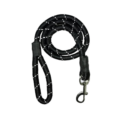 BLACK Dog Rope with High Quality Threading 5 FEET