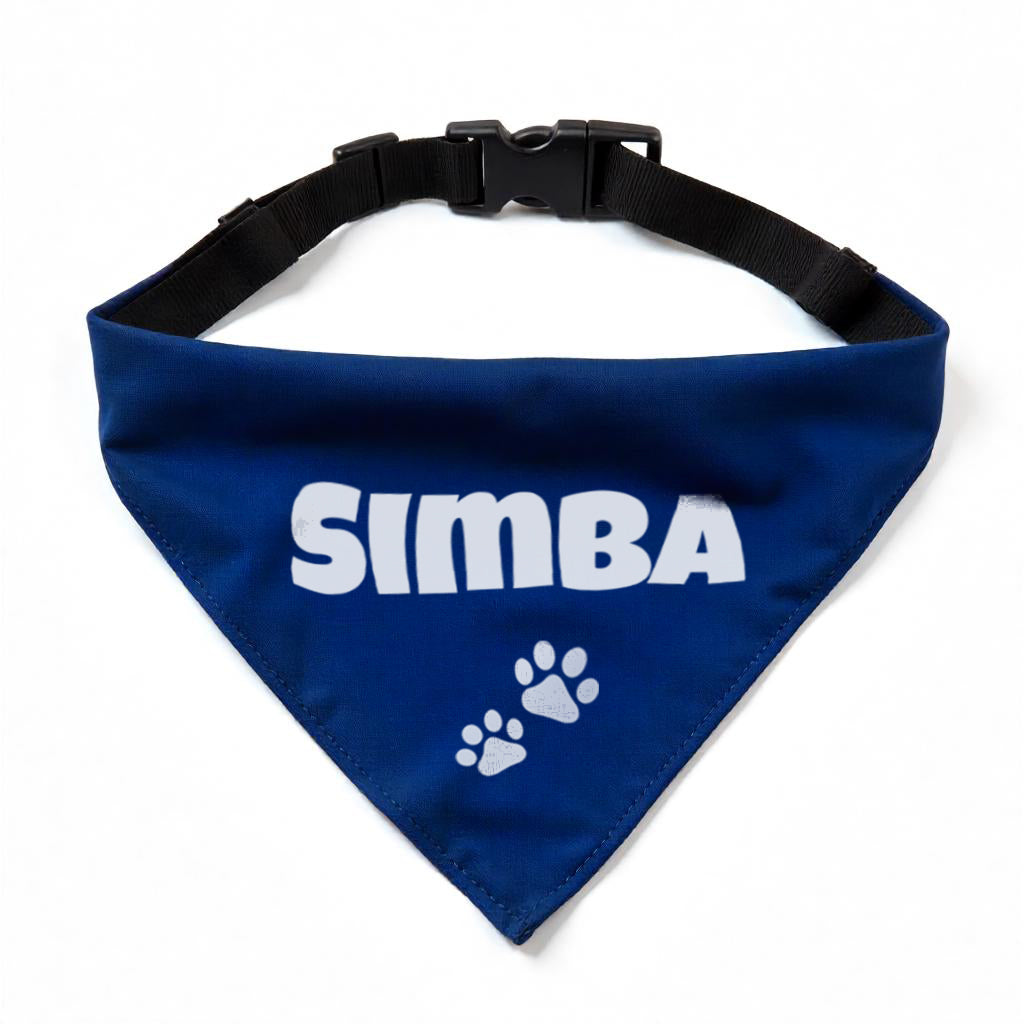 Personalized Bandana for Pets - BLUE
