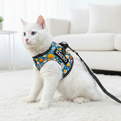 Personalized Cat Harness 2.0 - Hello Kitty