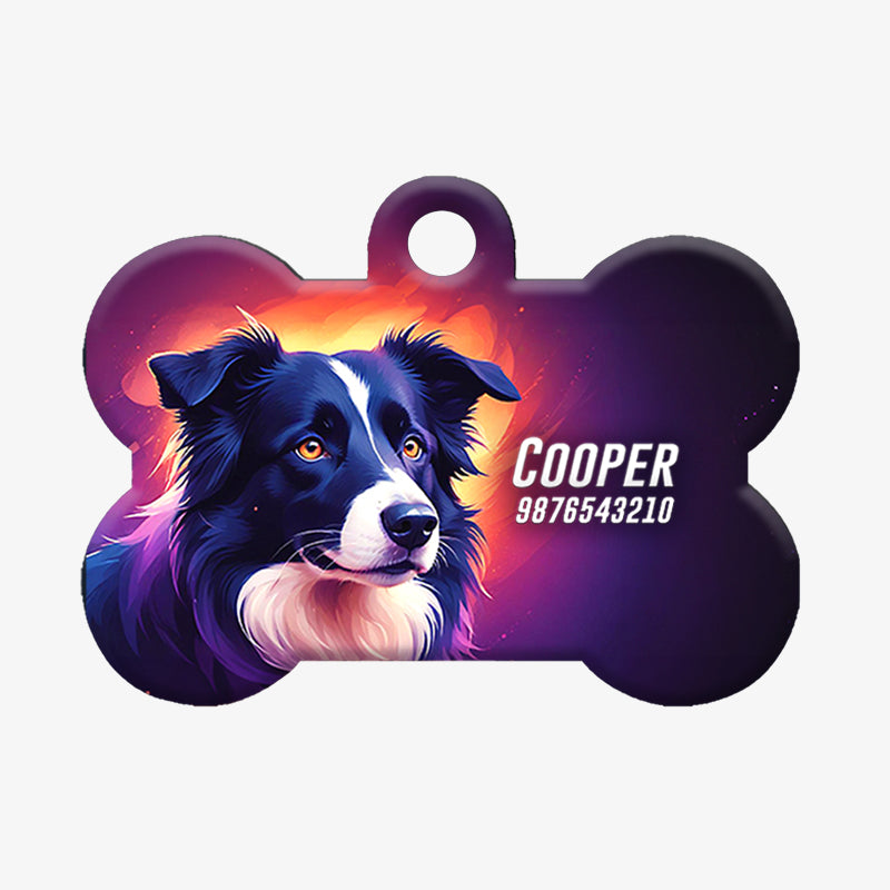 Personalized Pet ID Tag - Border Collie