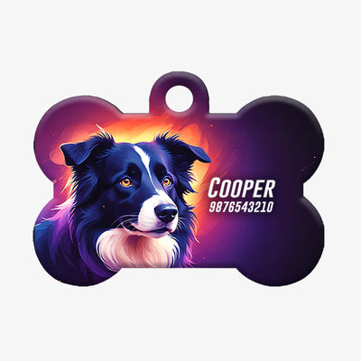 Personalized Pet ID Tag - Border Collie