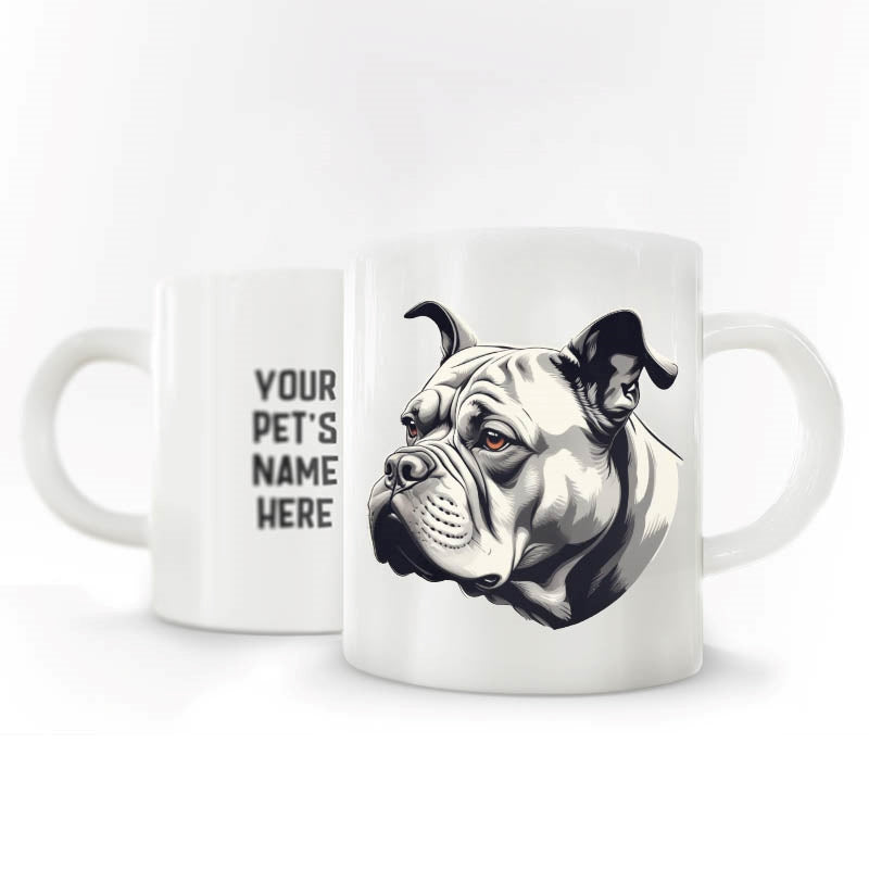 Personalized Pet Breed Coffee MUG - Graphical with Name