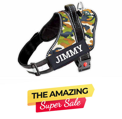 Personalized Dog Harness - CAMOUFLAGE