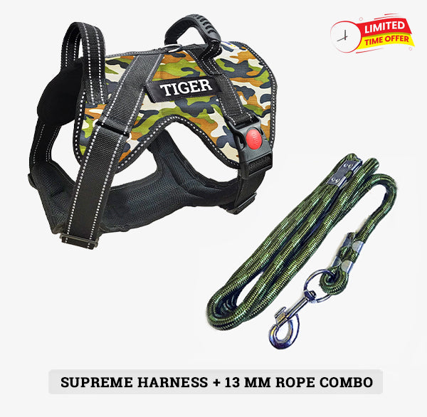 Personalized No-Pull Supreme Harness, No-Choke